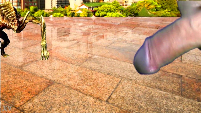 Huge Dick Soloboy Fights Anime Monster for Semen-Filled Victory