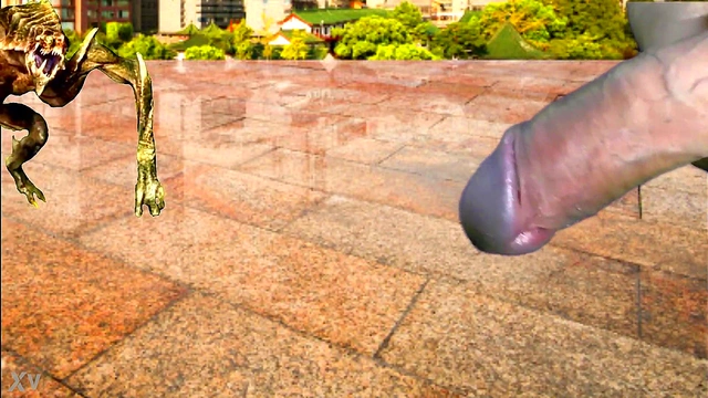 Huge Dick Soloboy Fights Anime Monster for Semen-Filled Victory