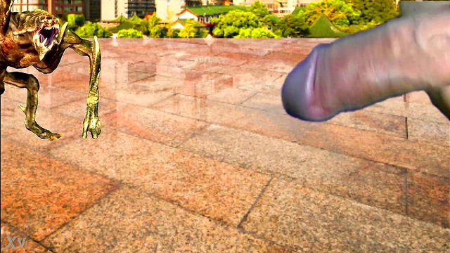 Huge Dick Soloboy Fights Anime Monster for Semen-Filled Victory