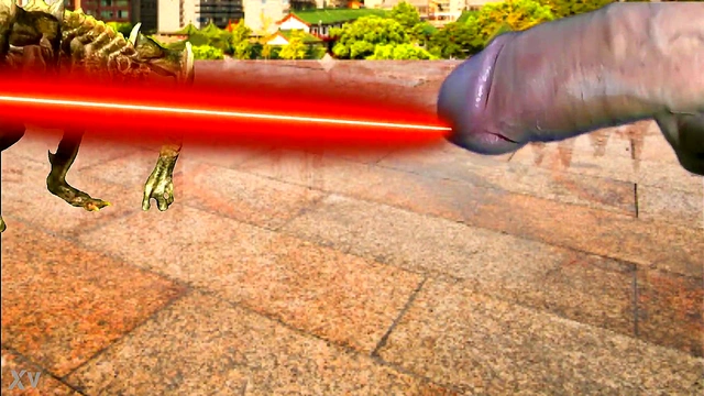 Huge Dick Soloboy Fights Anime Monster for Semen-Filled Victory