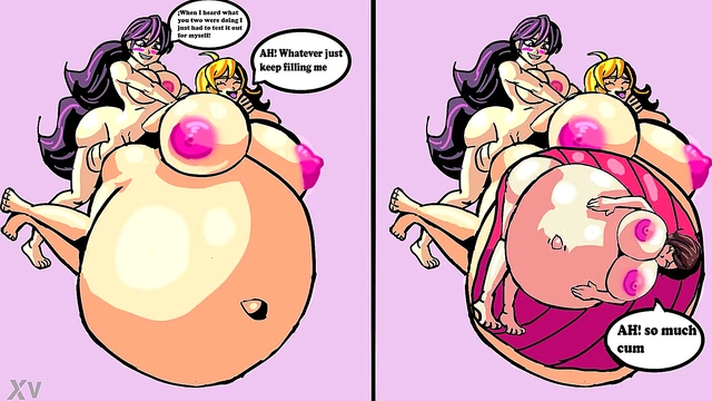 Pregnant Anime Babe Shows Off Belly Expansion & Inflation Fantasies