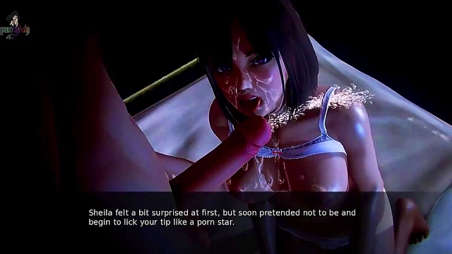 Redhead Teacher Gives Rough Blowjob & Handjob In Waifu Academy Anime Game