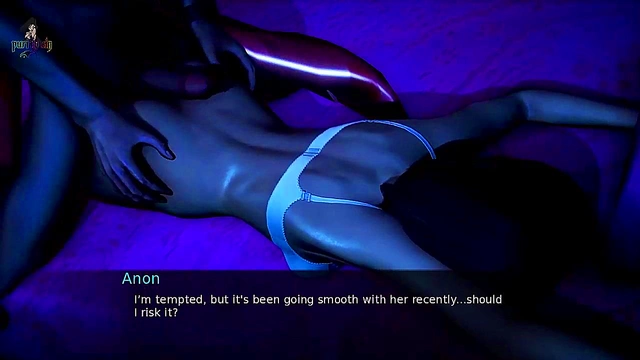 Redhead Teacher Gives Rough Blowjob & Handjob In Waifu Academy Anime Game