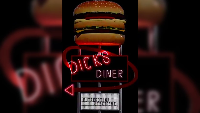 Futanari Lesbians Engage in Hardcore 3D Sex Act at Restaurant Table