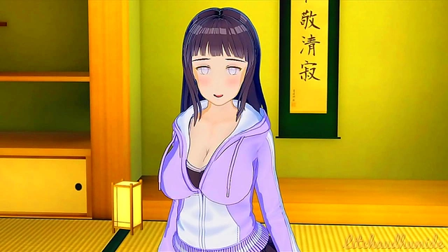 Hinata from Koikatu Gives Hot Blowjob & Toy Play for Creamy Orgasm