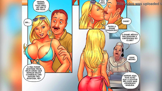 Hot Cartoon Chick Gets naughty During Medical Exam at the Club