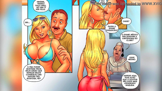 Hot Cartoon Chick Gets naughty During Medical Exam at the Club