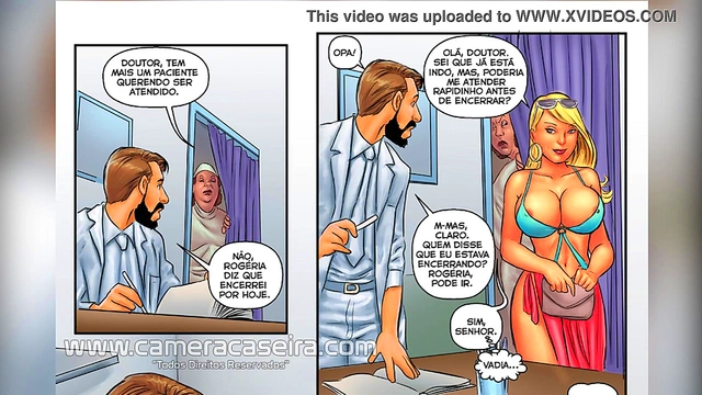 Hot Cartoon Chick Gets naughty During Medical Exam at the Club