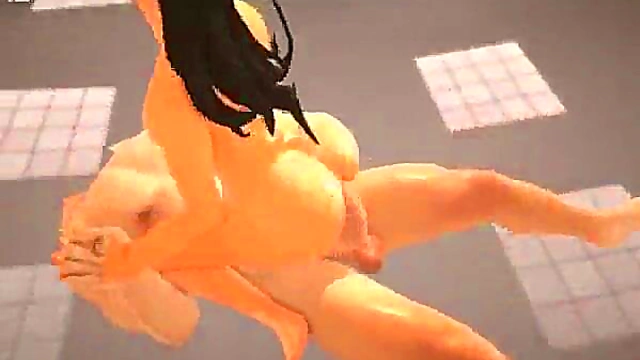 Laura from Street Fighter Rides Cock for Hardcore Anime Anal Sex