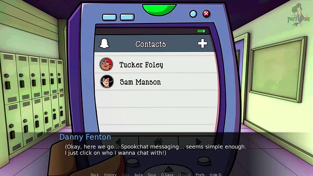 Hot Gothic Danny Phantom Anime Star Enjoying Dildo Fun With Sexy Blonde