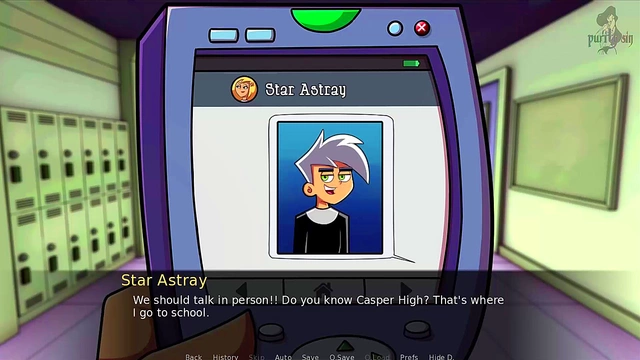 Hot Gothic Danny Phantom Anime Star Enjoying Dildo Fun With Sexy Blonde