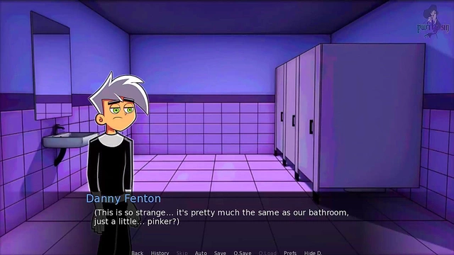 Hot Gothic Danny Phantom Anime Star Enjoying Dildo Fun With Sexy Blonde