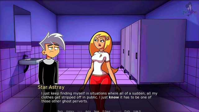 Hot Gothic Danny Phantom Anime Star Enjoying Dildo Fun With Sexy Blonde