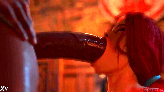 Triss Merigold Deepthroats in Rigid3D Witcher Anime Adventure
