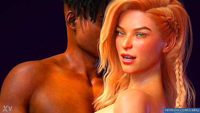 Snow Bunny Erica Tries Big Black Cock for First Time in 3D Hentai Anime