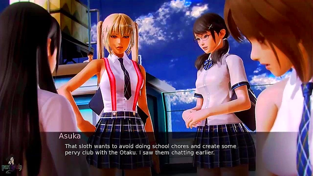 Redhead Nurse Gives Blowjob & Titjob To Big-Cock Doctor In Waifu Academy