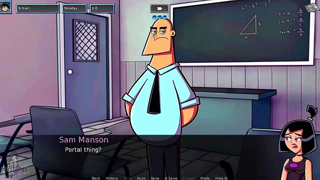 Goth Sam Rides Danny Phantom's Dick in Amity Park Anime Action