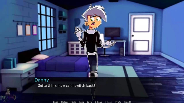 Goth Sam Rides Danny Phantom's Dick in Amity Park Anime Action