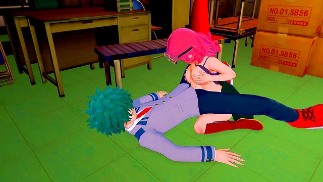 Mei’s Inventive Fun With Izuku Turns Into Hot 3D Hentai Action