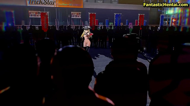 Horny Anime Chick Bismarck Addicted to Wild Hentai Sex Sessions