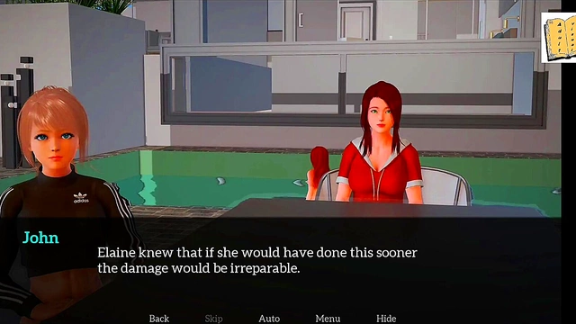 Teen Step-Sister's Small Tits Tempt You In This 3D Hentai Game Adventure