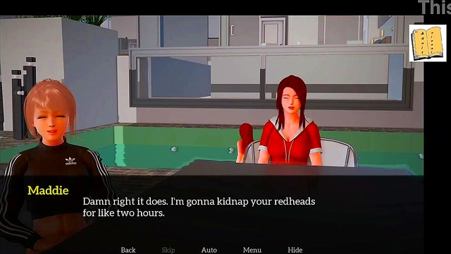 Teen Step-Sister's Small Tits Tempt You In This 3D Hentai Game Adventure