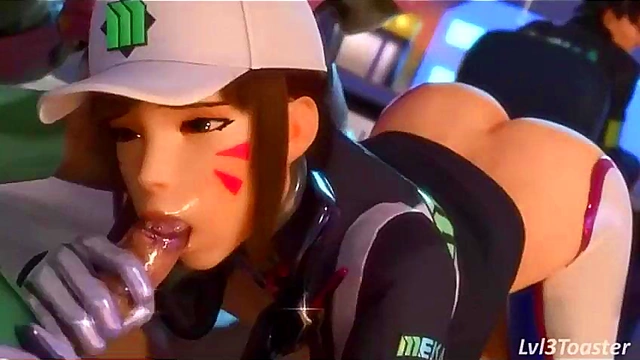 D.Va’s Shooting Star Fantasy – 3D Anime Game Action With Hot SFM Sex Scenes