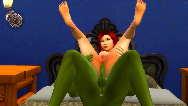 Hulk Pounds Sexy RedheadGirl's Tight Ass in Wild 3D Anime Action