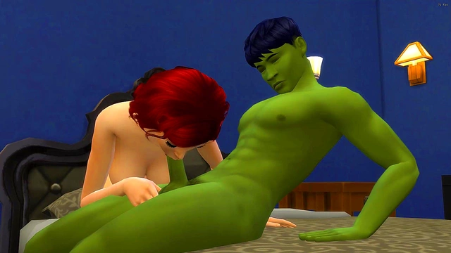Hulk Pounds Sexy RedheadGirl's Tight Ass in Wild 3D Anime Action