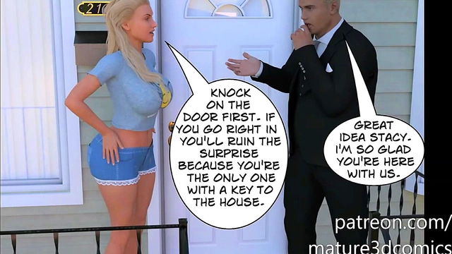 Busty Stepmom Big-Ass Milf Cheats With Stepson for Doggy Style Creampie