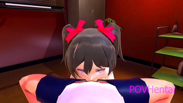 18-YO Love Live Parody – Nico Rides Cock Cowgirl Then Missionary CumsSHOT