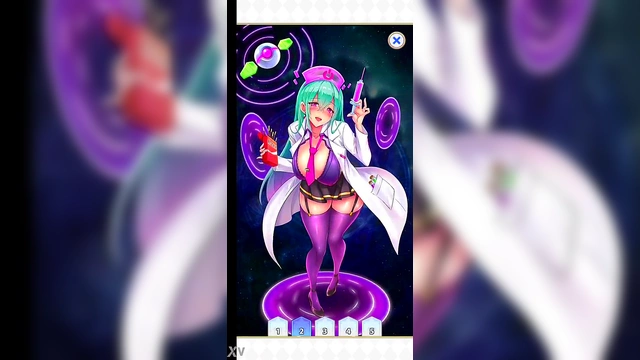 Big-Titted Anime Babe from Project QT Seduces You in Nutaku Game Action