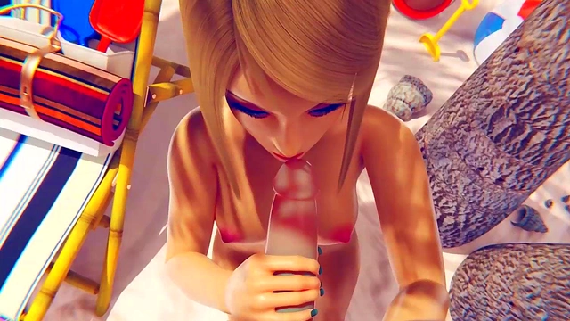 Horny Futa DVA & Samus Enjoy Hardcore Anime Beach Action With Big Boobs & Dick