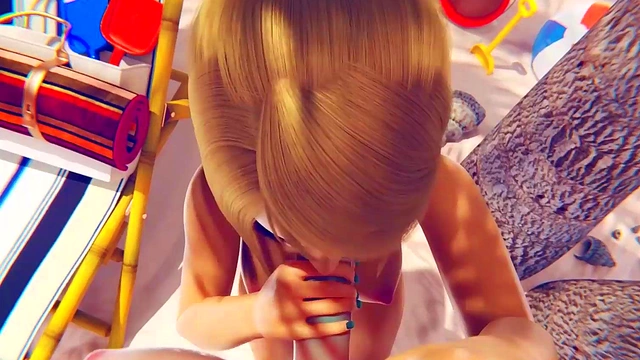 Horny Futa DVA & Samus Enjoy Hardcore Anime Beach Action With Big Boobs & Dick