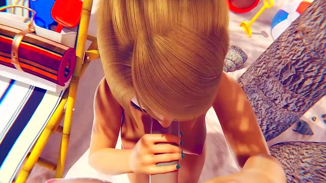 Horny Futa DVA & Samus Enjoy Hardcore Anime Beach Action With Big Boobs & Dick