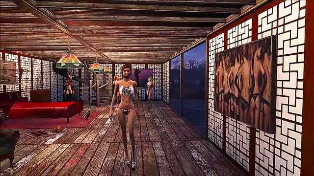 Sexy Fallout 4 Anime Chick Shows Off Her Steamy Outfits In 3D Hentai Action