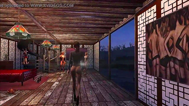 Sexy Fallout 4 Anime Chick Shows Off Her Steamy Outfits In 3D Hentai Action