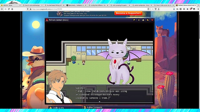 Horny Big-Titted Anime Babe Fingers & Cures Nymphomania With Creampie