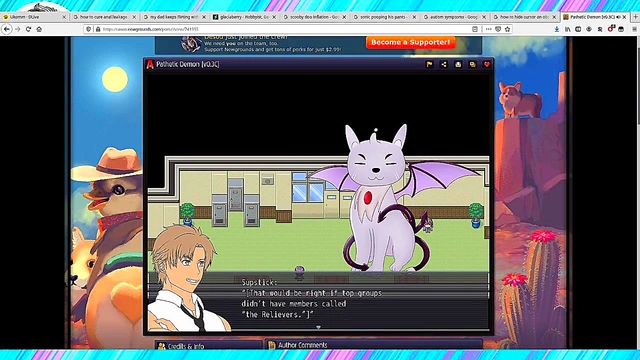 Horny Big-Titted Anime Babe Fingers & Cures Nymphomania With Creampie