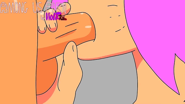 Pink Sucks Gray's Dick Before Wild Penetration in Among Us Hentai