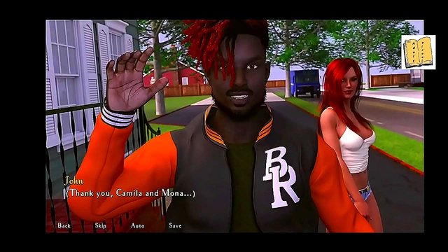 Redhead Chick With Big Tits And Ass Rides Dick Hard In 3D Hentai Game Walkthrough