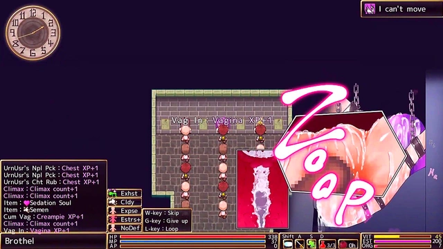 Horny Anime Dancer Strips for Rough BDSM Action in Wings of Rodea