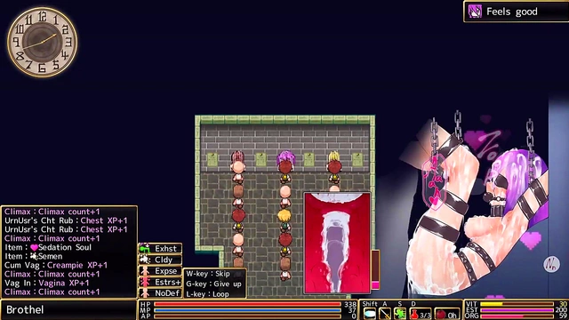 Horny Anime Dancer Strips for Rough BDSM Action in Wings of Rodea