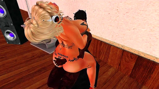 DJ Mix Anime Babe Gets Fucked Hard With Interracial Anal Sex & Oral Pleasure