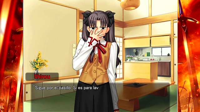 Big-Ass Anime Gamer Gets Pounded By Big-Cock Dude In Fate Stay Night Erogame