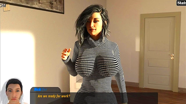 Big-Ass MILF Gets Fucked In 3D Hentai Cartoon Adventure Gameplay