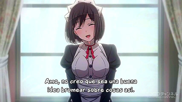 Big-Ass Anime Chick Shows Off Tits & Panties In Eroge Hentai Action