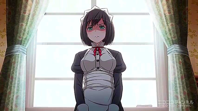 Big-Ass Anime Chick Shows Off Tits & Panties In Eroge Hentai Action