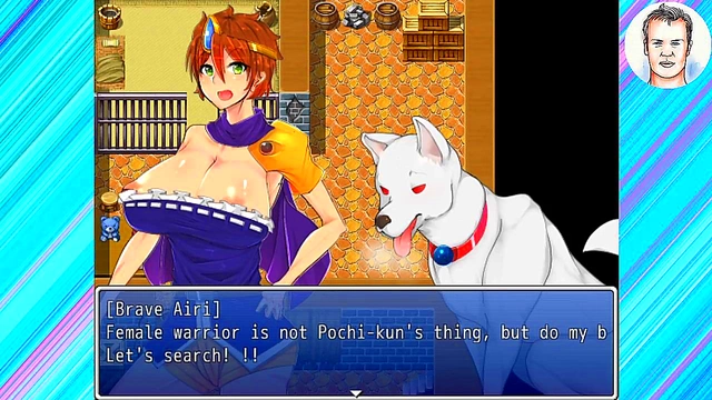 Big-Titted Anime Babe Gets Pussy Fucked Hard In Doggy Style By Game Character