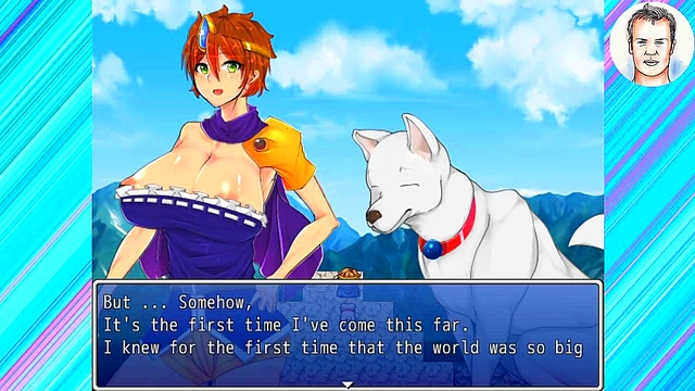 Big-Titted Anime Babe Gets Pussy Fucked Hard In Doggy Style By Game Character